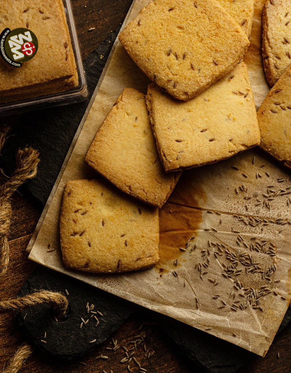 Jeera Salted Cookies (5 Pcs.)