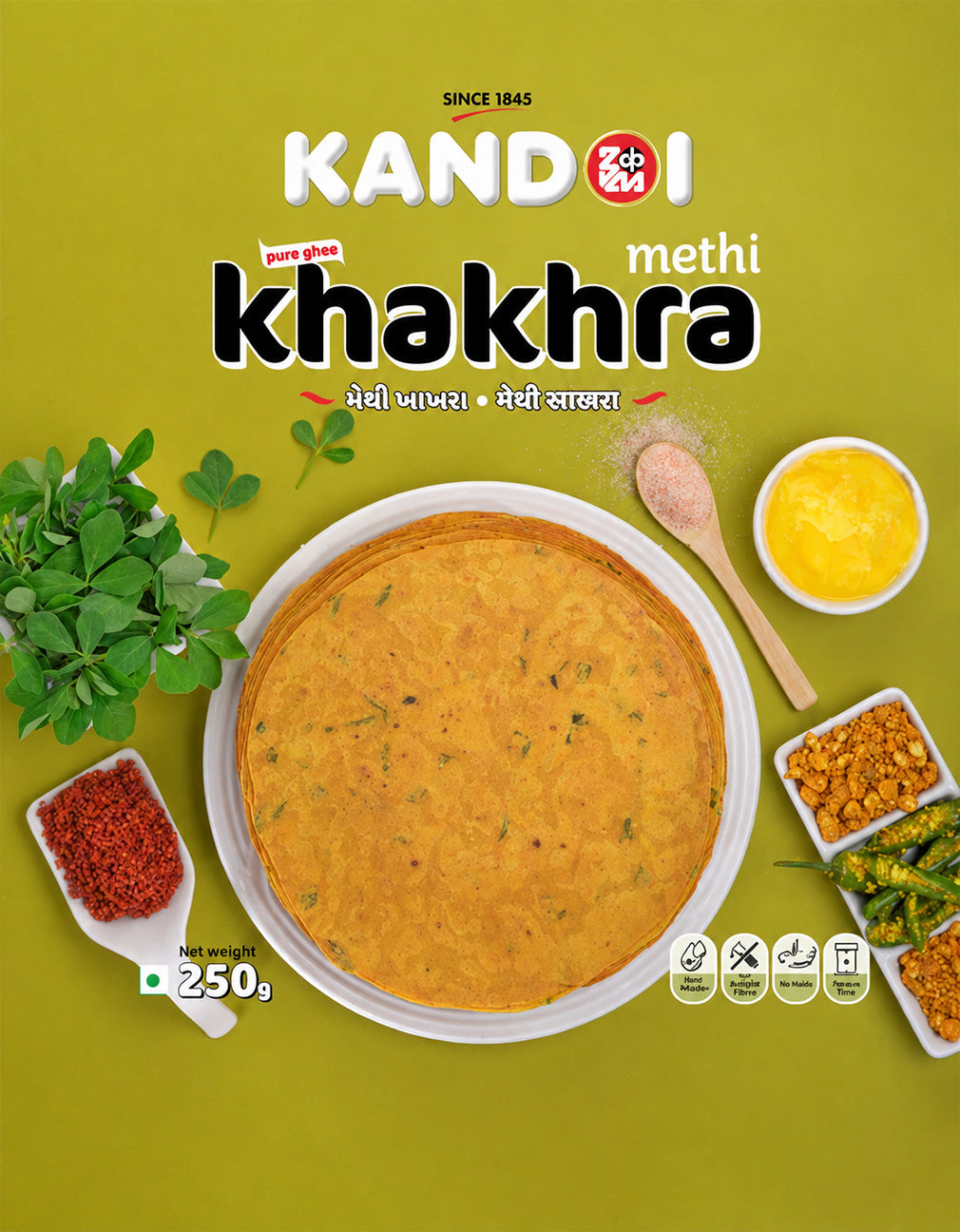 Methi Khakhra 250 g.
