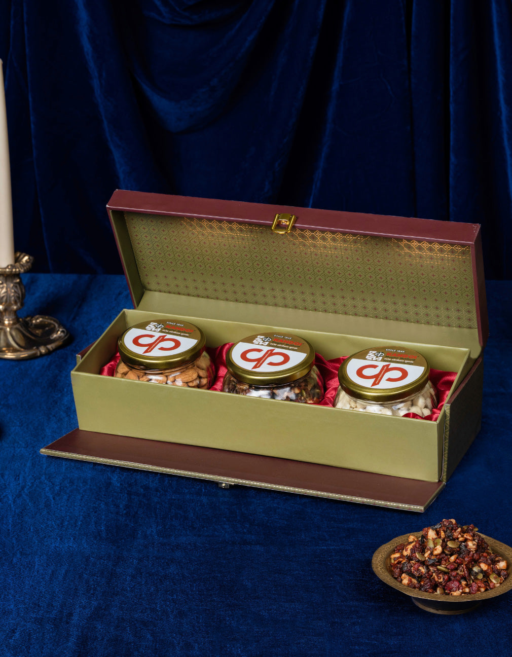 3 Glass Jar Box